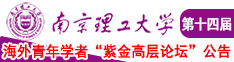 操逼啊啊啊在线观看视频南京理工大学第十四届海外青年学者紫金论坛诚邀海内外英才！